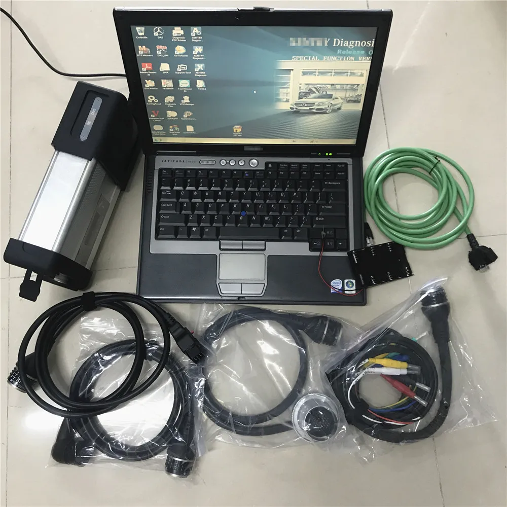 

MB Star C5 SD C5 Harddisk with V09/2019 software HHT DSA X D630 Used laptop computer 4G for MB Star Diagnosis Tool