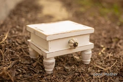 Accessoires de photographie de nouveau né pour bébé, Mini Table d'appoint rétro en bois blanc, accessoires de séance Photo en Studio 