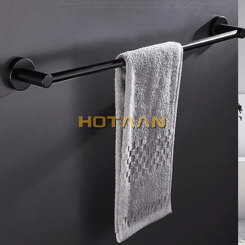 Wall Mounted Single Towel Bar Bathroom Towel Hanger Shelf Bathroom Accessories Holder towel holder,towel rack,bathroom facilities