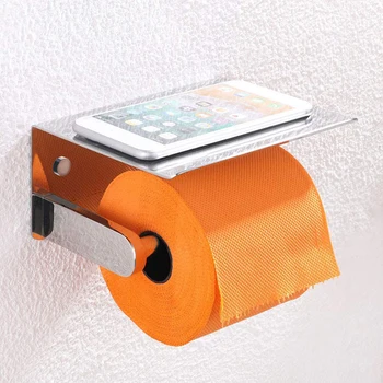 

Paper Phone Rack Simple Chassis Round Hanging Bathroom Wall Toilet Paper Holder Roll Paper Towel Rack