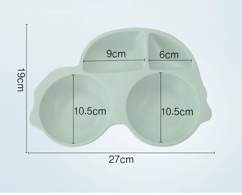 Детское блюдо, набор посуды из натурального бамбукового волокна, тарелка для кормления, посуда для детей