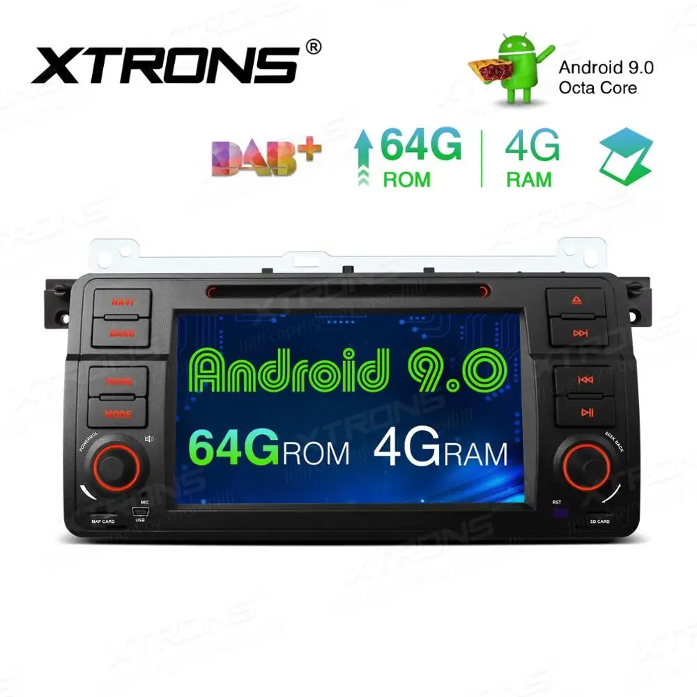 Excellent 7" 4GB RAM 64GB ROM Android 9.0 OS Car DVD Multimedia Navigation GPS Radio for MG ZT 2001-2005 with 4G/3G/WIFI Internet Support 1
