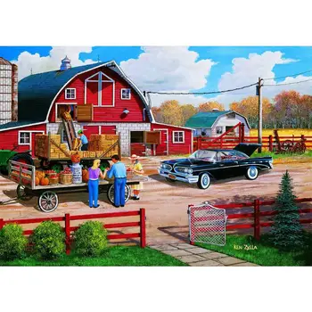 

4 Pack House Car 5D DIY Diamond Painting Kits Full Drill Rhinestone Embroidery Cross Stitch Home Decor Craft Q6PE