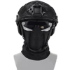 Casque tactique masque Airsoft demi visage maille masque cyclisme chasse Paintball masque de protection ombre combattant casque ► Photo 2/6