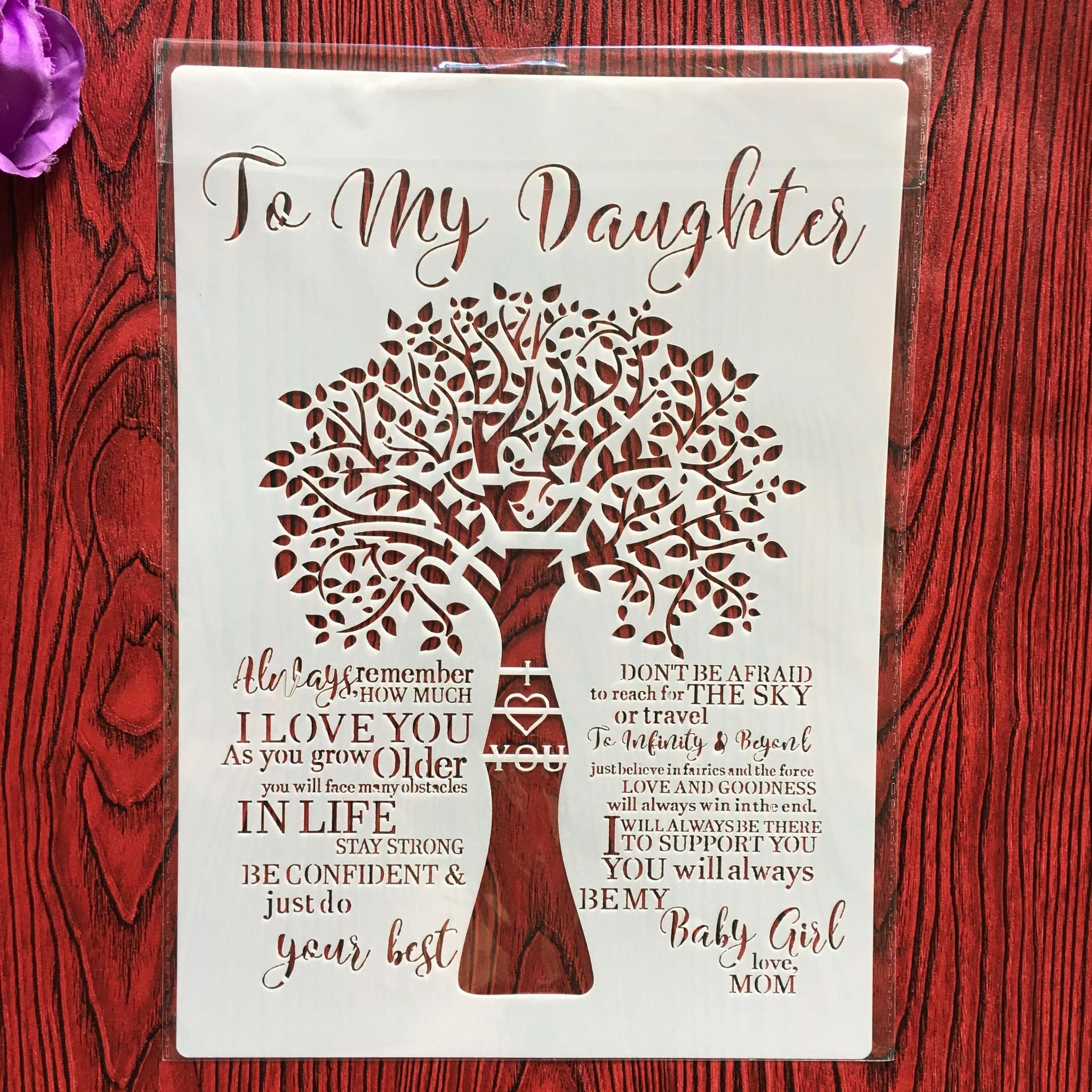 

A2 size 42 * 59.4cm life Tree DIY Stencils Wall Painting Scrapbook Coloring Embossing Album Decorative Paper Card Template,wall