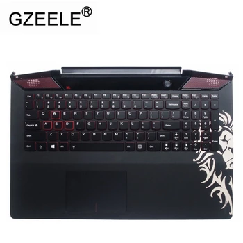 شراءجديد و Palmrest لينوفو IdeaPad Y700 Y700-15 Y700-15ISK Y700-15ACZ لوحة المفاتيح مع الخلفية الحافة الغطاء العلوي لوحة اللمس لنا