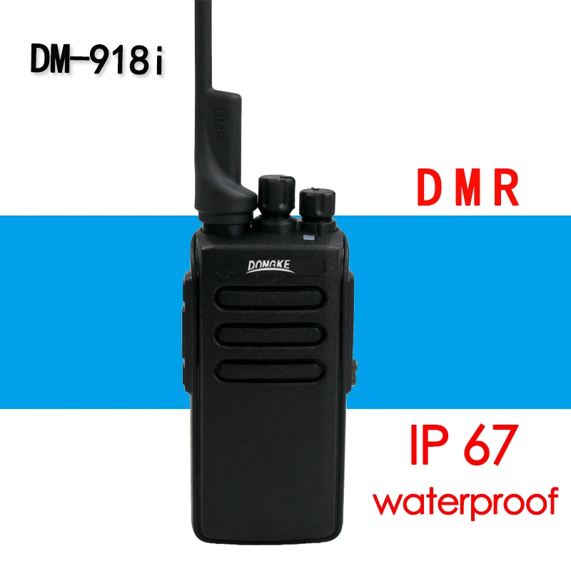 Портативная рация DONGKE DM-918i цифровая 2 уровня два слота времени DMR цифровой и