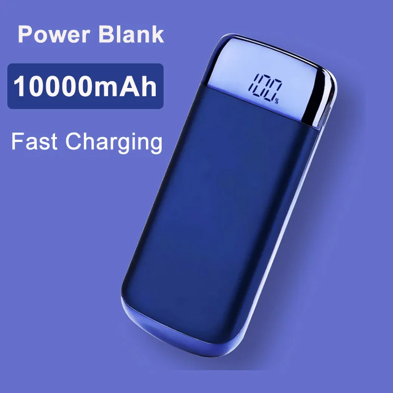

20000mah mobile power external battery power bank 2 USB LED lights portable mobile phone charger for iphone 6 universal