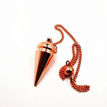

copper Pendent Metal Dowsing Pendulum for Reiki Healing Divinatio Spiritual Wicca Men Amulet Screw Shape Pendule Radiestesia