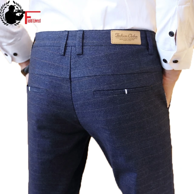 2020 Mens Pants Spring Summer Casual Long Pants Classic Business Male Straight Trousers Men Work Dress Fashion Stretch Joggers
