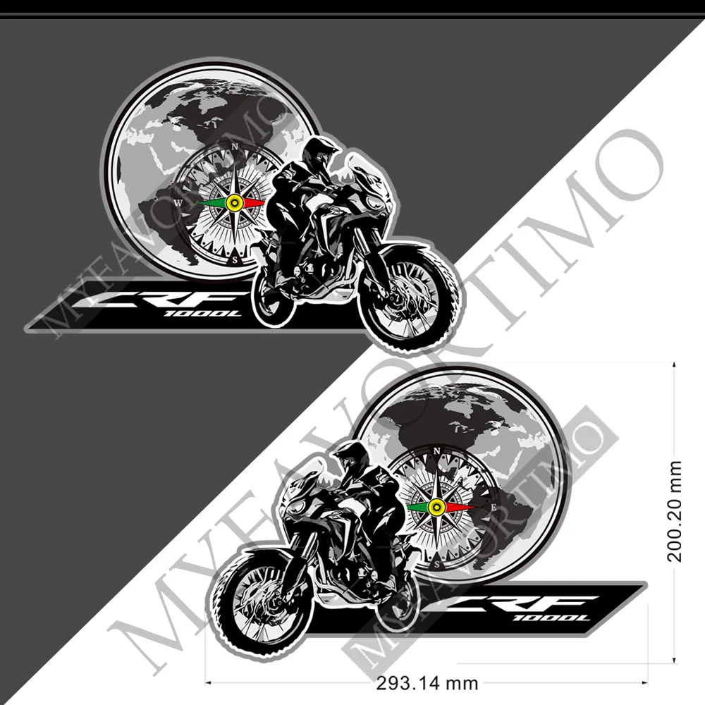 

CRF 1000 1100 L CRF1100L For Honda Africa Twin CRF1000L Trunk Luggage Cases Tank Pad Protector Adventure Stickers Kit AfricaTwin