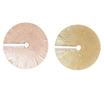 

Christmas Tree Skirts 48Inch Sparkly Tree Skirt Fabric Carpet Round Gold Sequin Chrismas Tree Mats Beautiful Photography Tree Sk