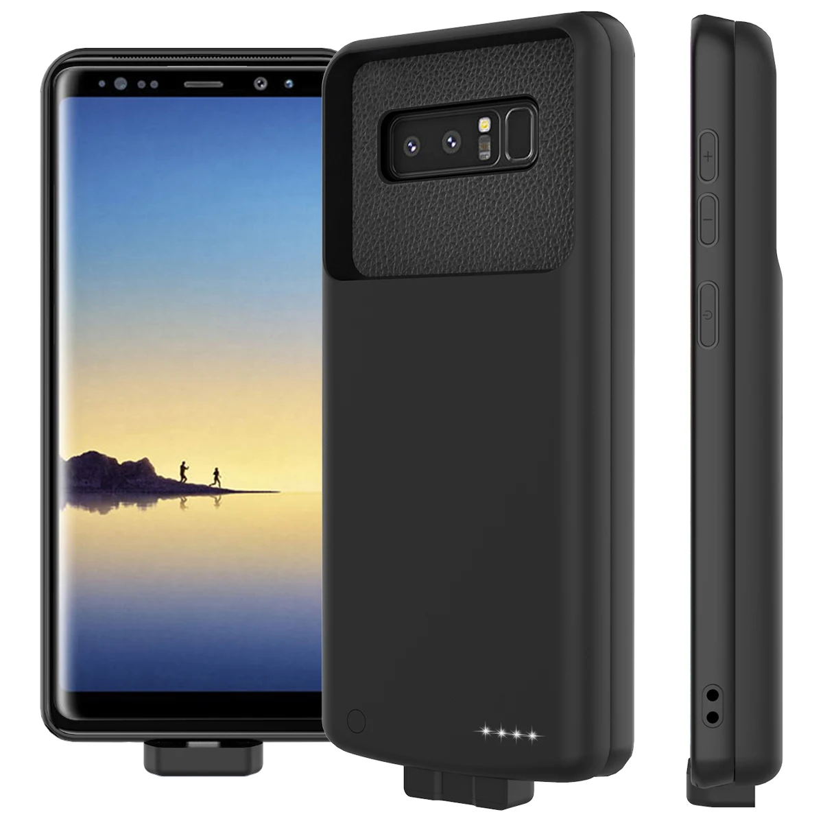 

For Samsung Galaxy Note 8 2017 Case 5000mAh Battery Charger Magnetic External Backup Charging Power Bank Protective Cover