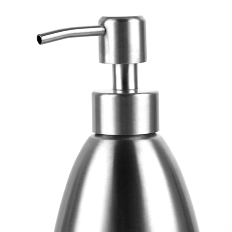500 мл Нержавеющая сталь дозатор для мыла лосьон дезинфицирующее средство для рук бутылка бутылочки для шампуня для Кухня раковина коробка мыло Ванная комната