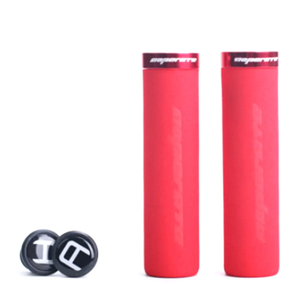 

BMX MTB Bike Bicycle Handlebar Cover Grips Smooth Soft Sponge Handle Bar End 1 Pair Plastic Bicycle Handlebars For Cycling