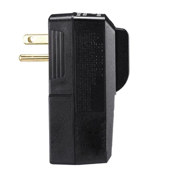 

Plug Replacement 3 Prong Gfi Waterproof Circuit Breaker Ul Listed 15 Amp for Pressure Washer Pool Pump Hair Dryer Etc Us Plug