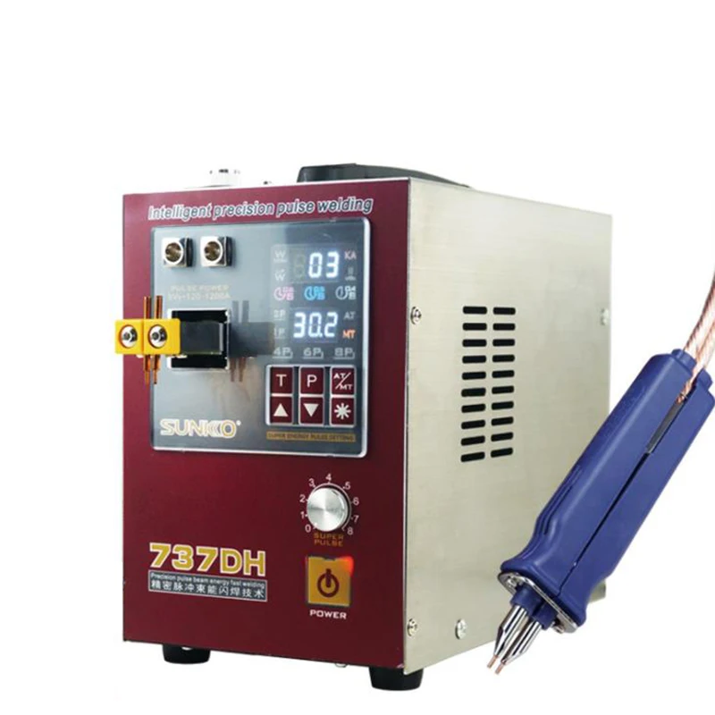 737dh Spot Welder Machine 4.3kw Automatic Pulse 18650 Battery Spot