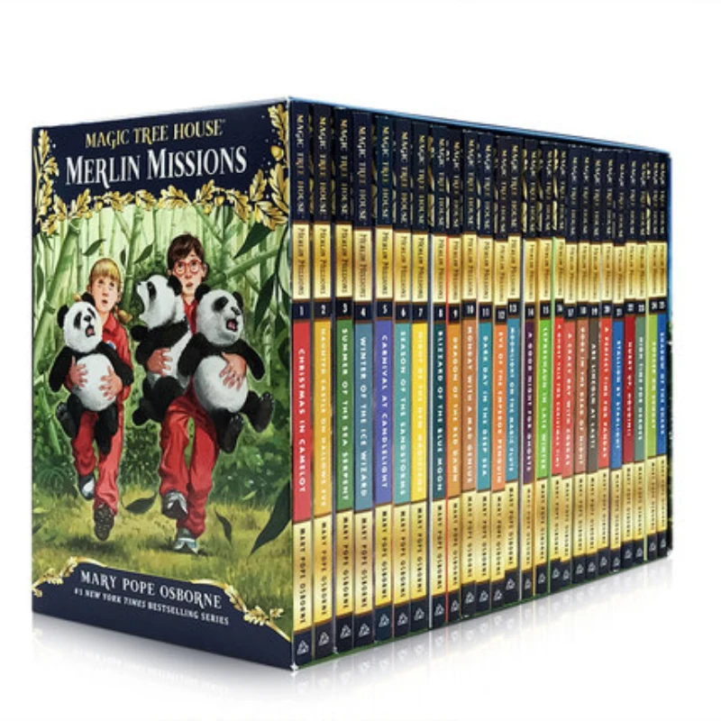 

27 Books Magic Tree House Merlin Missions 1-27 English Reading Story Books Children Adventure Science Chapter Book