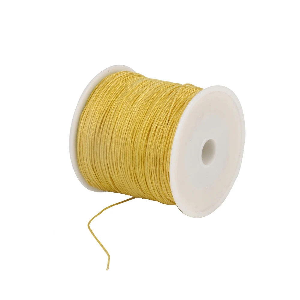 10 Rotoli Di Filo Nylon Per Braccialetti E Gioielli Fai Da Te - Cordoncino Macramè 0,8mm In 10 Colori, 20m Per Rotolo