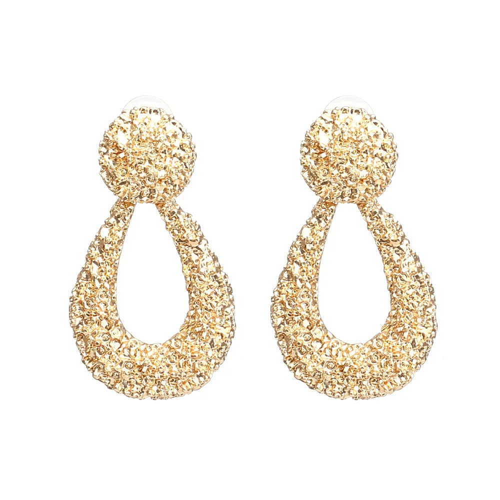 Bohemian Earrings For Women Relief Fowers Earring 2019 long Resin Style Female Geometry Elegant Jewelry | Украшения и аксессуары