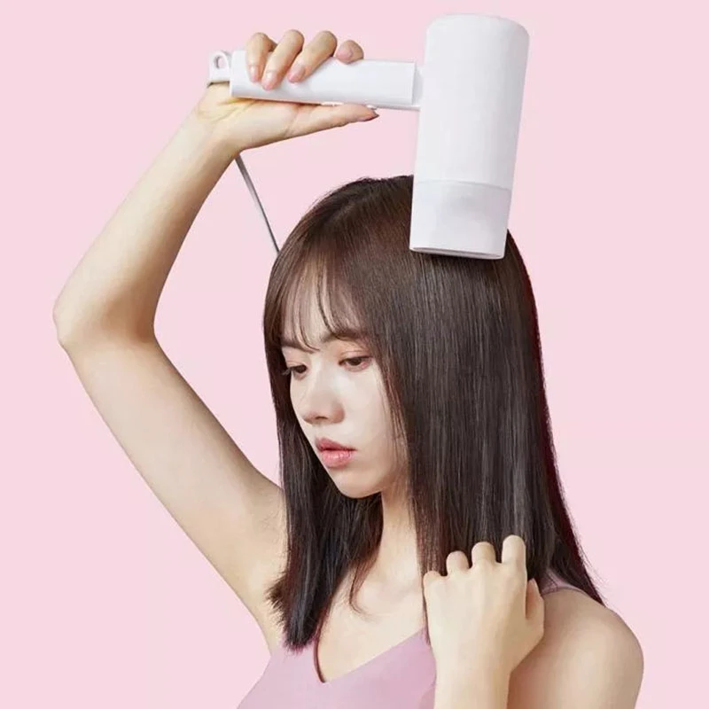 Xiaomi Mijia складной фен для волос Портативный электрический фен с отрицательными ионами Быстросохнущий низкий уровень шума фен для путешествий