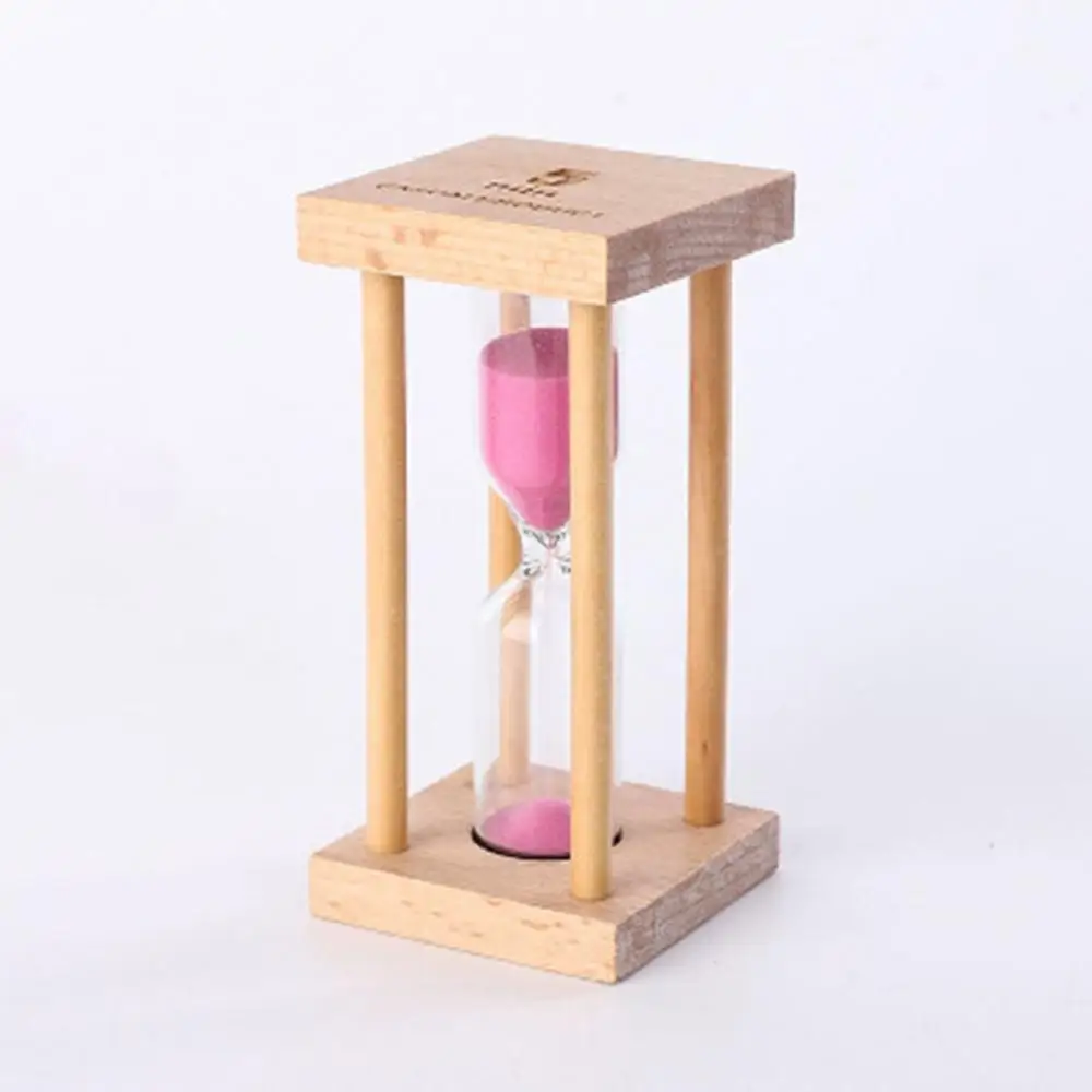 1/3/5 мин Деревянный Мини Размеры песок песочные часы таймер Кухня таймер Офис настольное украшение подарка дропшиппинг - Цвет: Pink