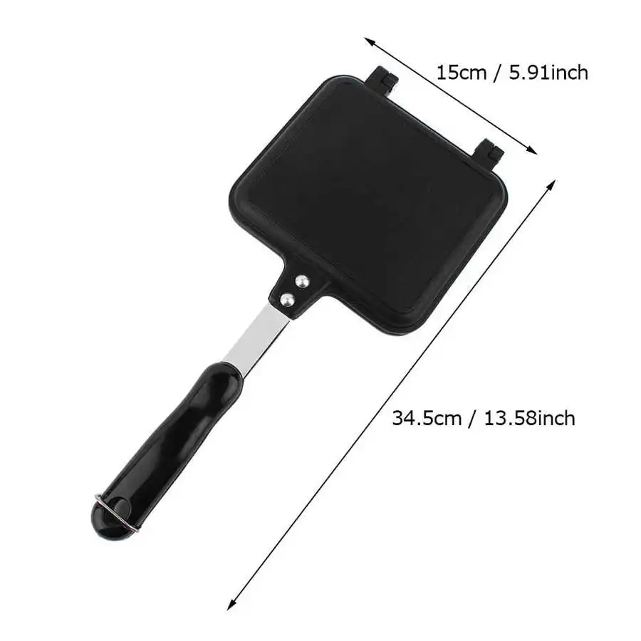 Двусторонняя антипригарная сковорода вафельница для тортов.|Вафельницы и