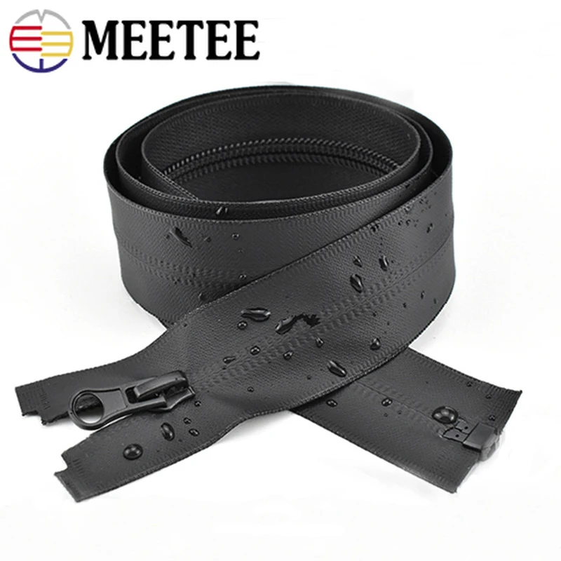 Meetee 2 шт. 5 # нейлоновая Водонепроницаемая застежка-молния 15/18/20 см закрывающаяся