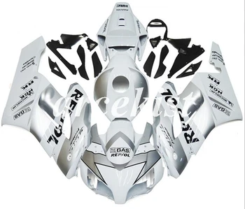 

New ABS Injection Mold Motorcycle Full Fairings Kit Fit For Honda CBR1000RR 2004 2005 04 05 bodywork set White silver