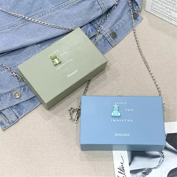 

Advanced sense small bag female bag 2020 new wave net red wild ins foreign chain crossbody box bag women leather handbags