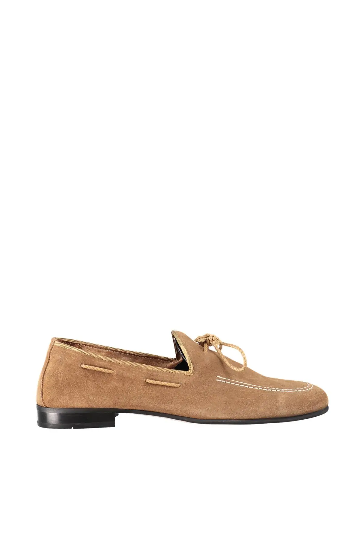 Pearl Genuine Leather Suede Dark Tan Men Loafer Shoes 120130007875 | Обувь