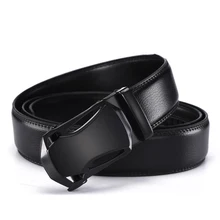 

Automatic Buckle Genuine Leather Women And Men Belt Luxury Male High Quality Leather Belt Men Male Strap Vintage Jeans
