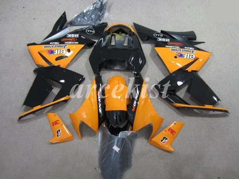 4 подарки ABS мотоцикл обтекатели комплект подходит для kawasaki Ninja ZX-10R ZX10R 2004 2005 04 05 Кузов Набор зеленый