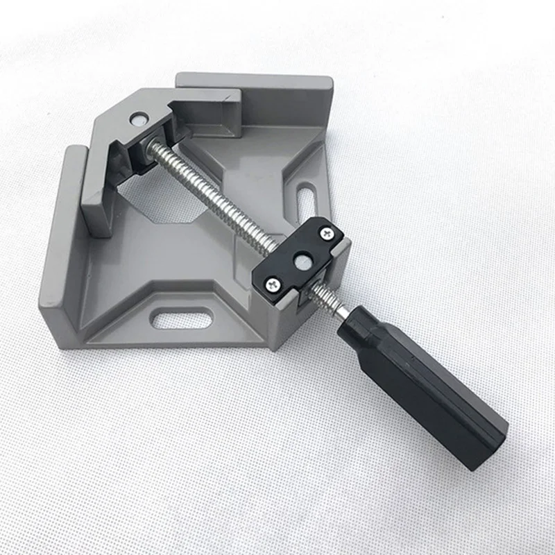 

Aluminum Single Handle 90 Degree Right Angle Clamp Woodworking Frame Clip Right Angle Folder Tool Right Angle Clamp Hand Tools