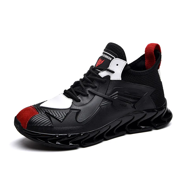 Damyuan новые осенние Мужская обувь повседневная обувь Для мужчин спортивная обувь blade светильник удобная спортивная обувь; Zapatos De Hombre - Цвет: black red