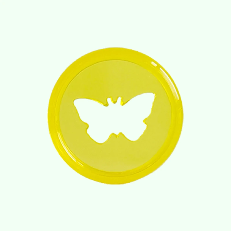 50pcs Plastic Transparent Mushroom Hole Notebook Binding Disc 28mm Butterfly Ring Binder DIY 360 Degree Foldable Office Supplies