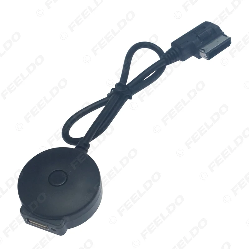 FEELDO 5 шт. автомобильный Радио медиа в MDI/AMI Bluetooth 4,0 USB кабель, адаптер для зарядки для Mercedes Benz аудио AUX кабель# AM6215