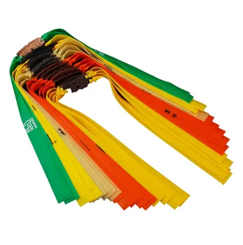 

5 Pcs Rubber Band Slingshot Flat Ejection Natural Latex Rubber Band for Tactical Hunting Slingshot Outdoor