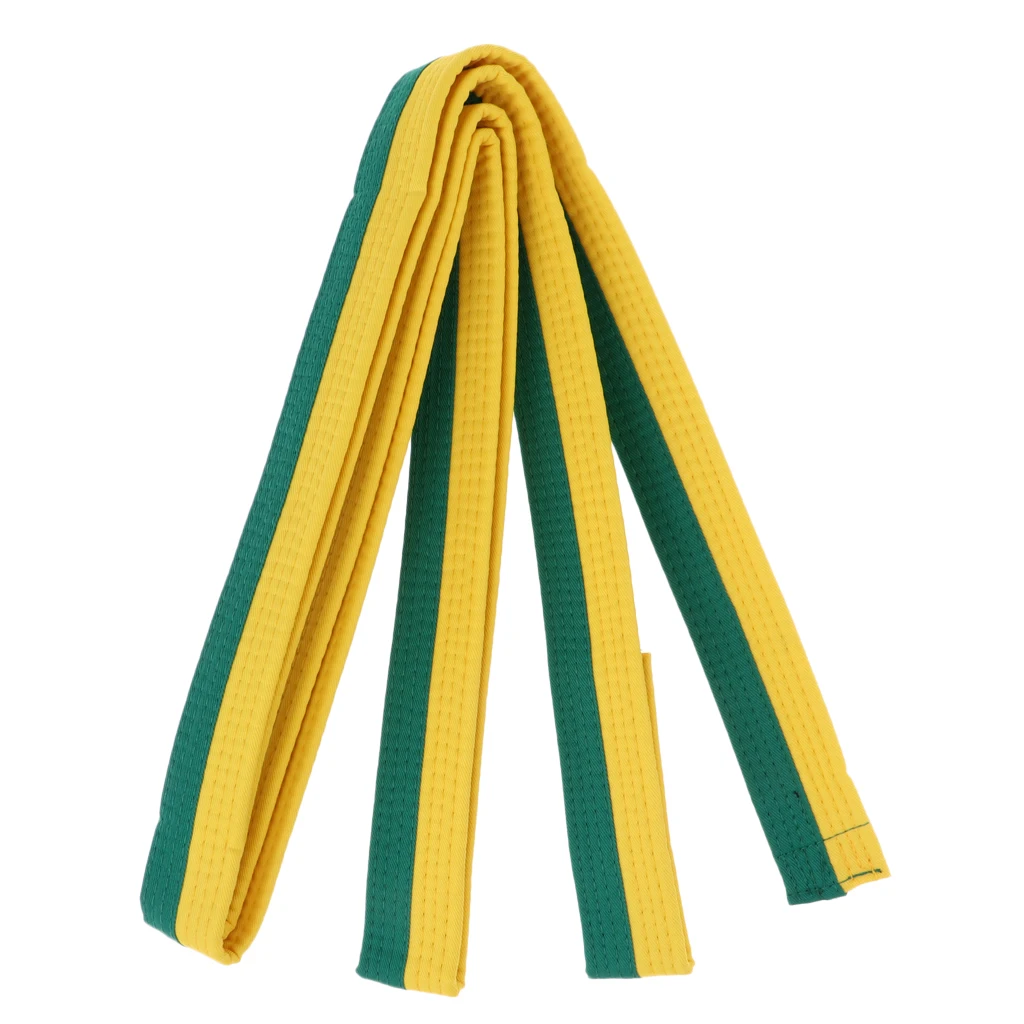 Martial Arts Belts Professional Taekwondo Karate Judo Double Wrap Stripe