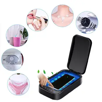 

Safety Multifunction UV Sterilizer Disinfection Box Automatic UV Sterilizer for Mask Toothbrush Mobile Phone Beauty Underwear