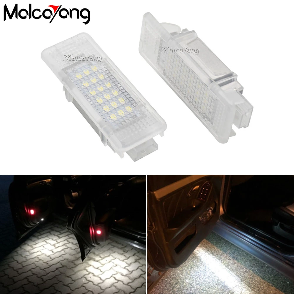 2Pcs Led Di Cortesia Sotto La Porta Footwell Lampada Per Bagagli Per Bmw X5 1999-2006 E53 E39 Z8 E52 1999-2003