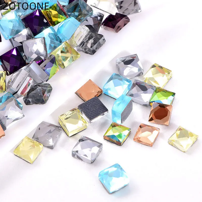 

ZOTOONE Hotfix Rhinestones for Clothes DMC 6mm DIY Crystals Strass Applique Flatback Rhinestone Stickers Decoration Nail Art G