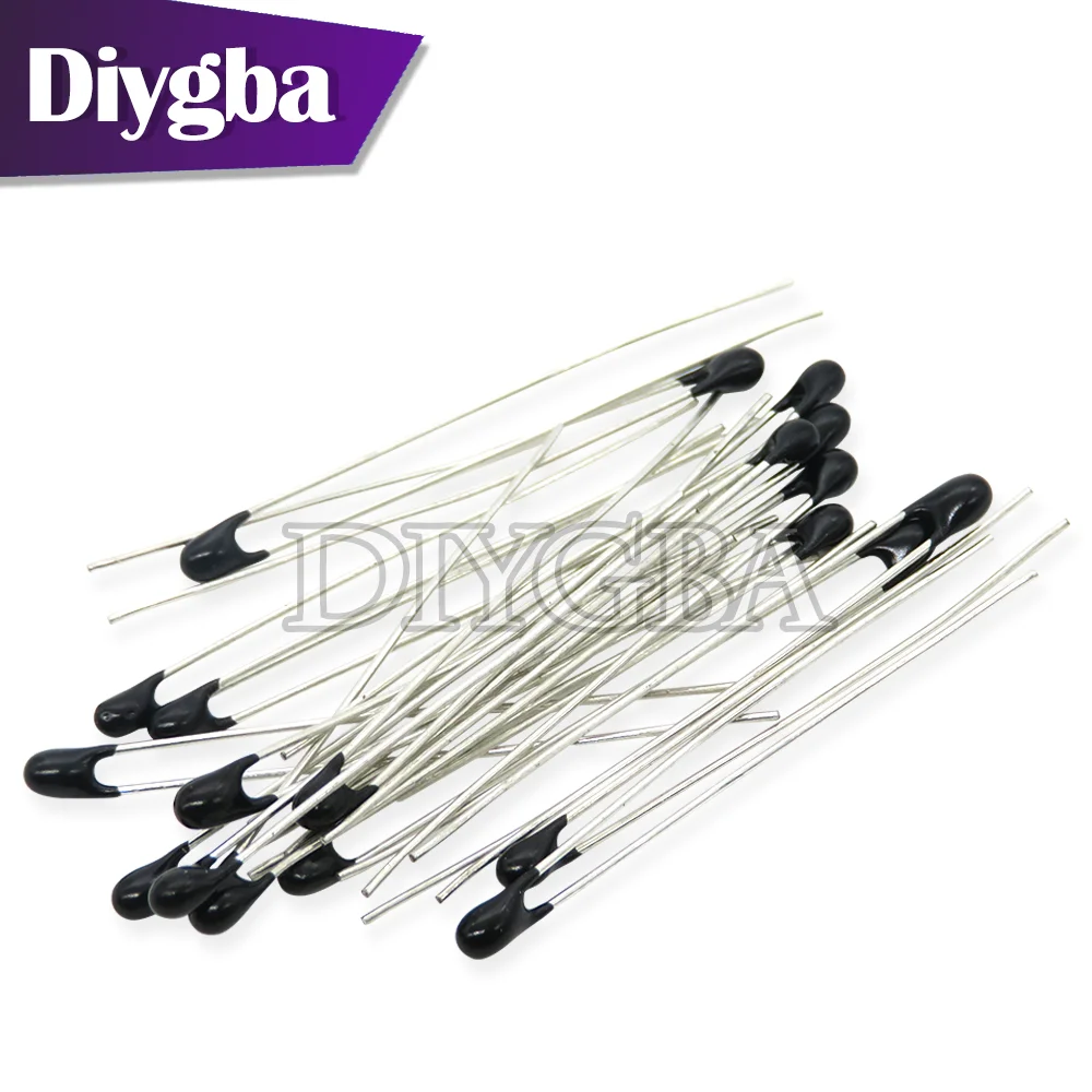 Thermal resistor 10PCS NTC Thermistor MF52 NTC-MF52AT 1K-100K 5% 3950B