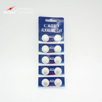 

new 10pcs AG3 1.55V Button Cell Li-ion Watch Batteries LR41 192 L736 392 SR736 V36A Batteries Colorful lamp chain Finger Light