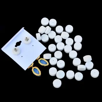 

500Pc Sterling Silver Earrings Pins Anti Bending Protective Mat Safe Pin Package