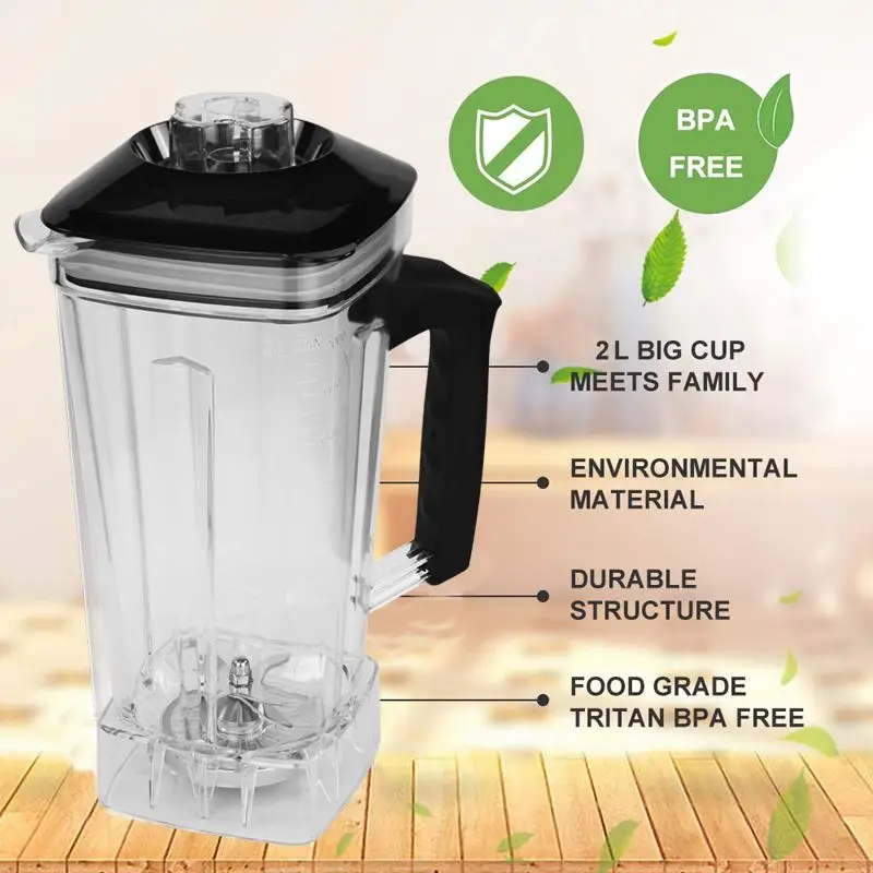 2200W Digital Touchscreen 3HP Preset Automatic Program High Power Blender Mixer Juicer Food Processor Smoothie Fruit Blenders