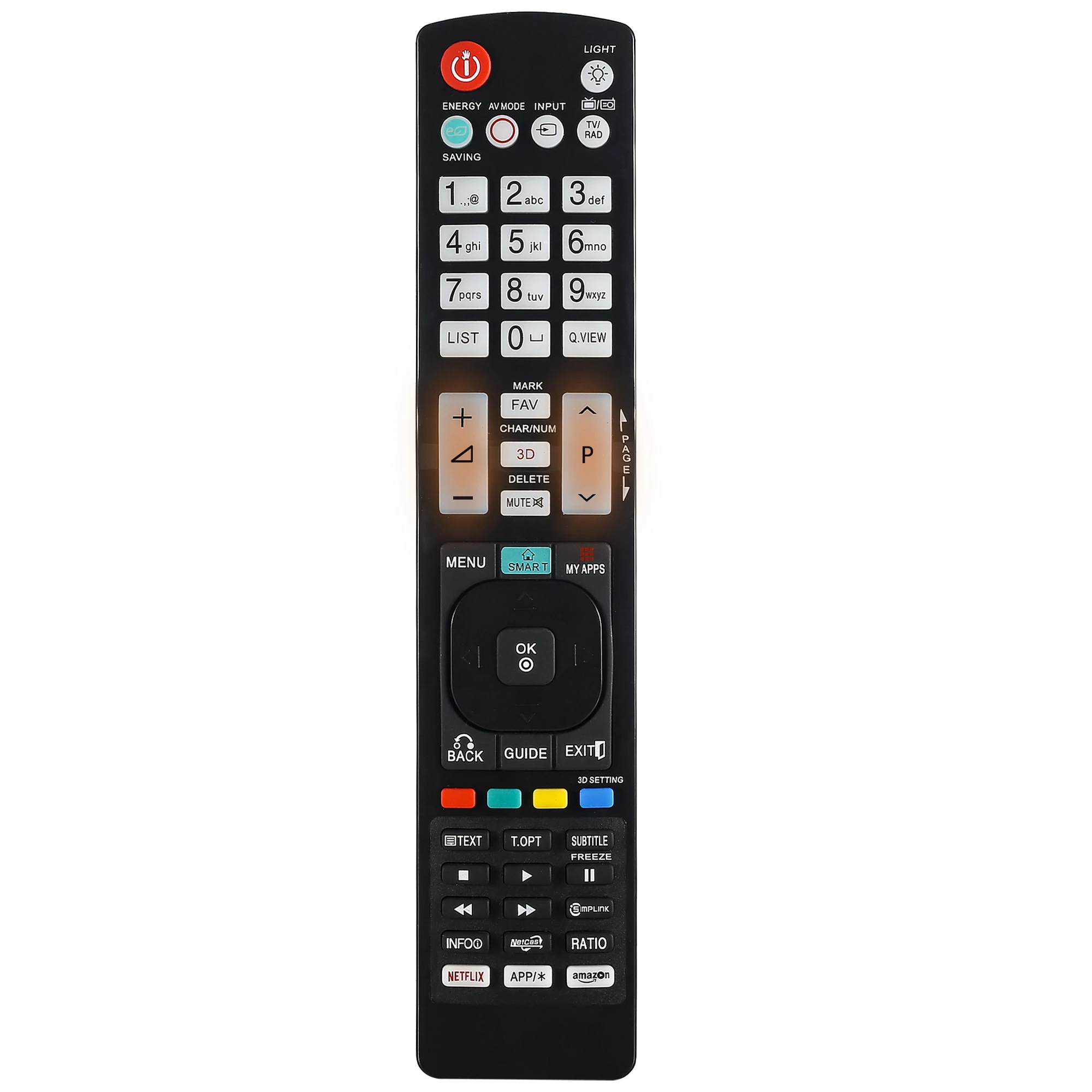 New Remote Control for LG LED 3D Smart TV AKB72915188 Universal AKB73755450  AKB73756559 Huayu Controller