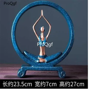 

Ngryise 1Pcs A Set Studio yoga style background statue