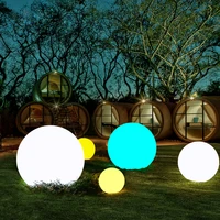 Waterproof LED Garden Ball Light Outdoor Lawn Lamps Rechargeable Christmas Party RGB Landscape Swimming Pool Floating Lights 2