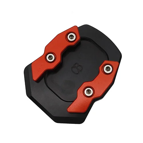 New Type Motorcycle Side Stand Kickstand Extension Foot Plate Pad For Honda CB500X/F NC700S/X/D CBR600RR CBR650F CBR600F CBR500R - Цвет: Красный